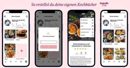 Kochbuch erstellen ZauberMix Screenshots
