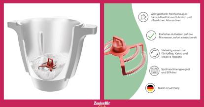 Milkimizer® Milchaufschäumer im Monsieur Cuisine