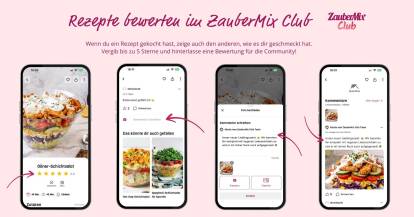 Rezepte bewerten ZauberMix Club Screenshots