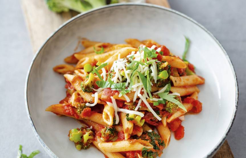 One-Pot-Pasta mit Brokkoli
