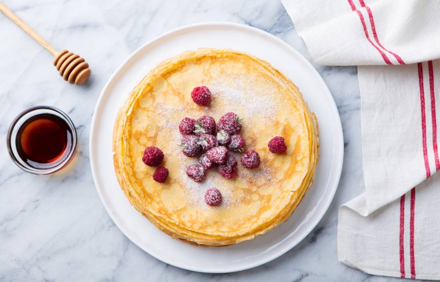 Klassische Pfannkuchen