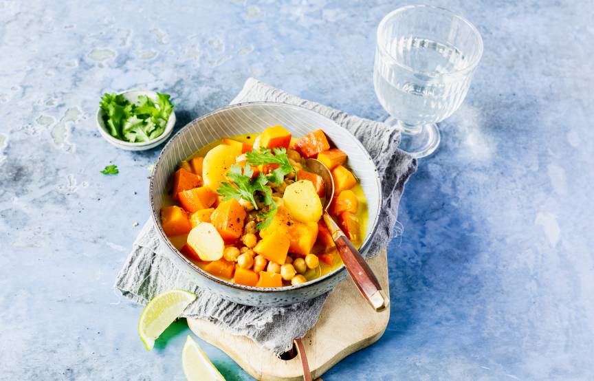 Kürbis-Kartoffel-Curry