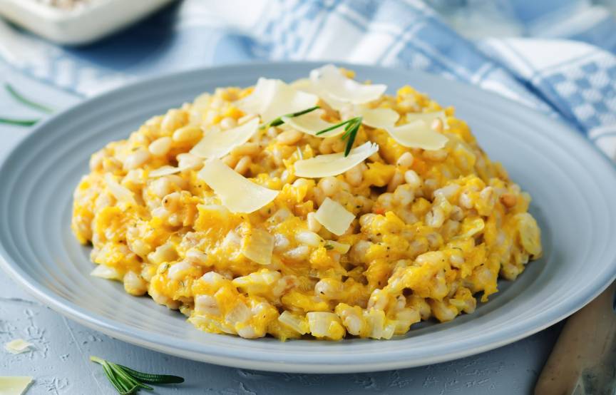 Klassisches Kürbisrisotto 