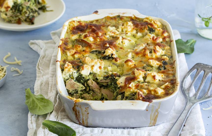 Thunfisch Spinatauflauf