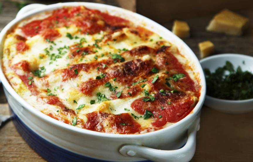 Zucchini-Hack-Lasagne