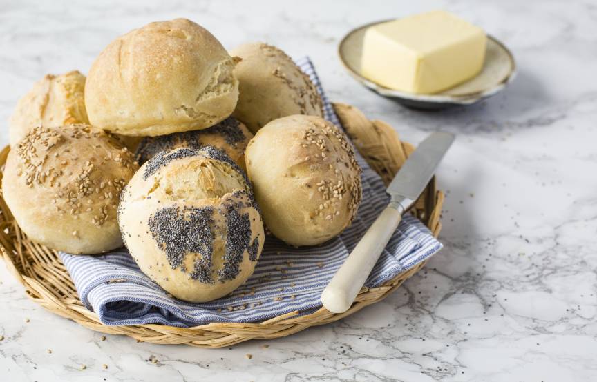 Knackige Sonntagsbrötchen