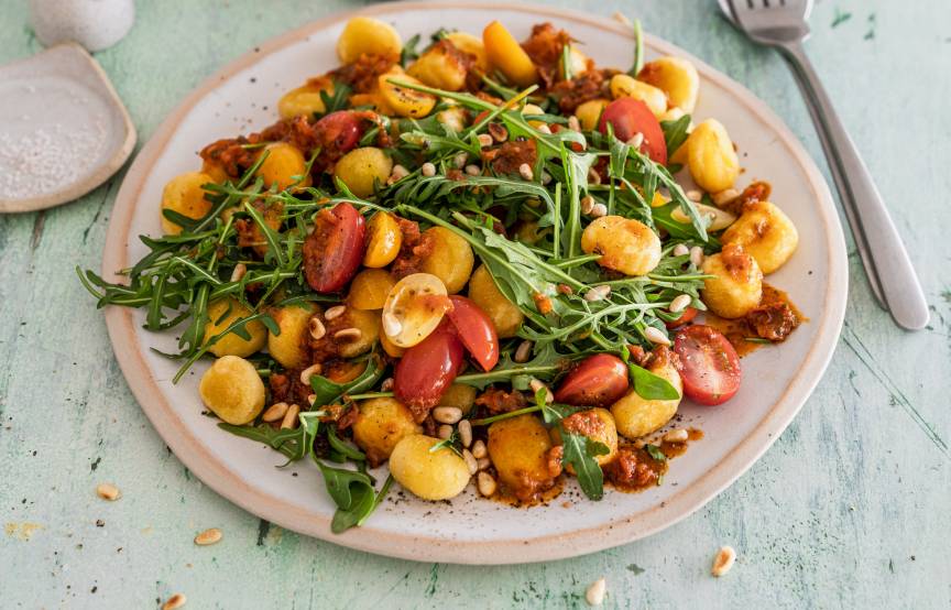 Schneller Gnocchi-Salat