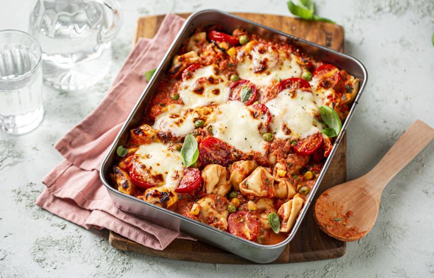 20-Minuten-Tortelliniauflauf