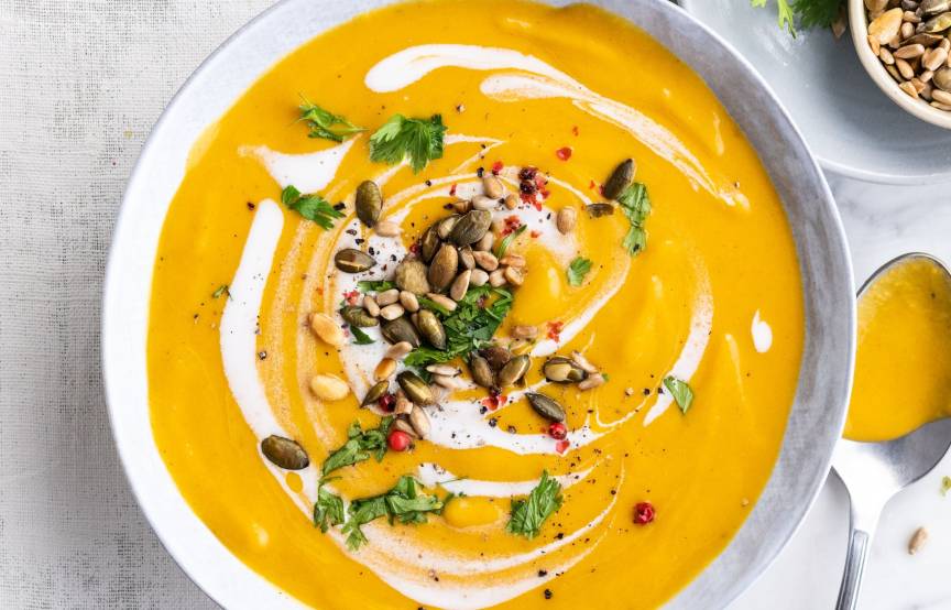 Kürbis-Karotten-Suppe