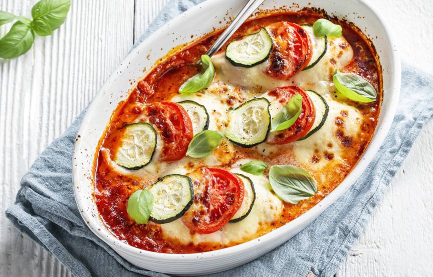 Ofenhähnchen Tomate-Mozzarella