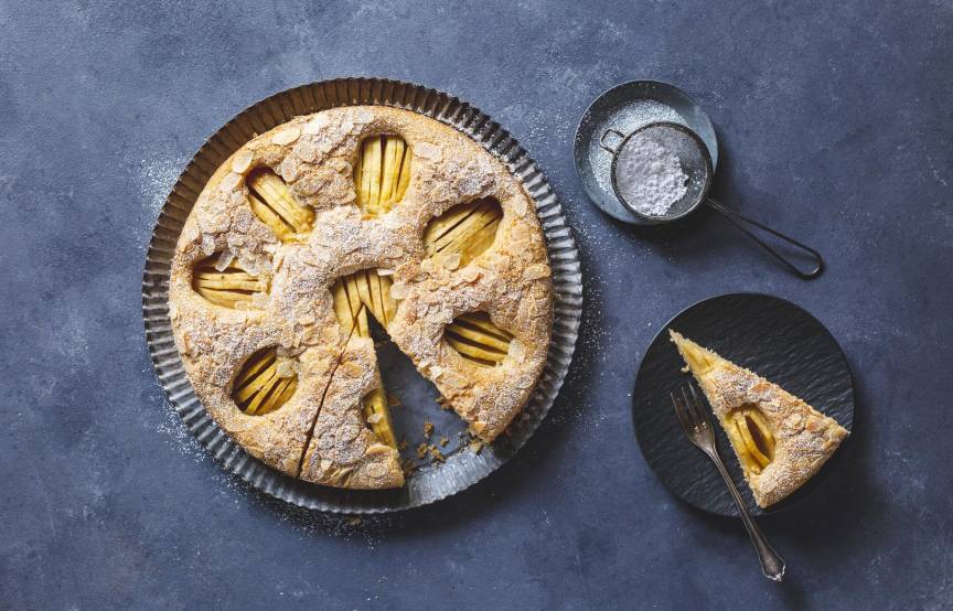 Versunkener Apfelkuchen mit dem Monsieur Cuisine