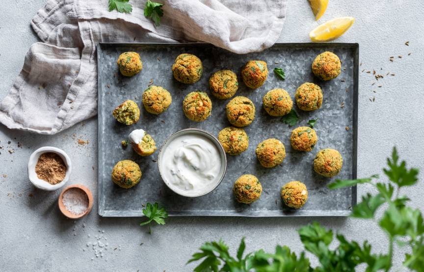 Falafel vom Blech