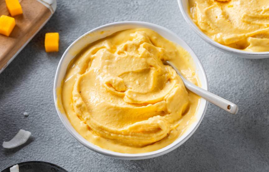 Mango-Bananen-Nicecream