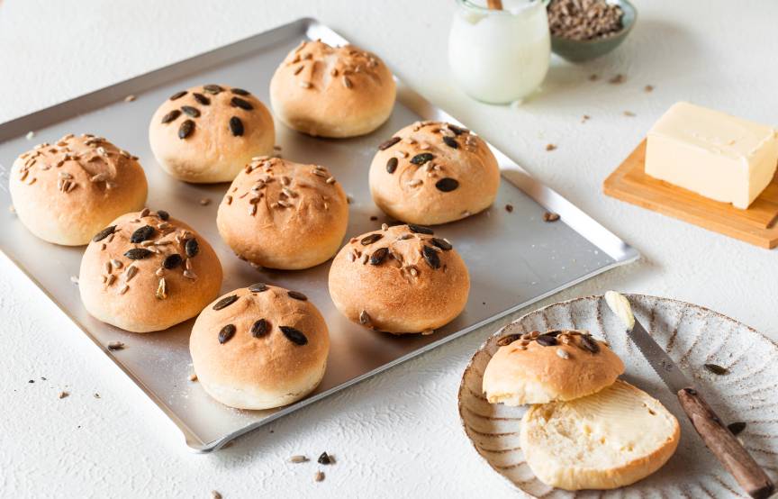 Dinkel-Joghurtbrötchen