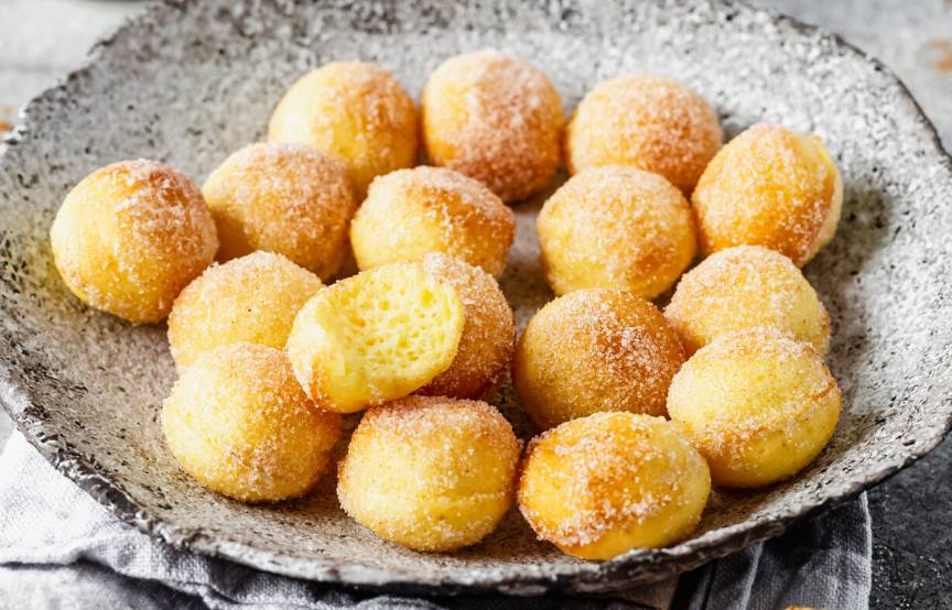 Quarkbällchen im Backofen