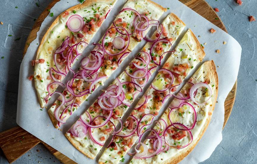 Wrap-Flammkuchen