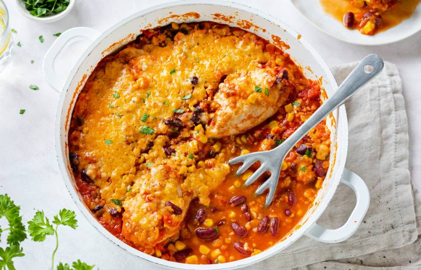 Tex-Mex-Chickenauflauf