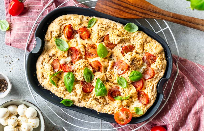 Omelett Tomate-Mozzarella