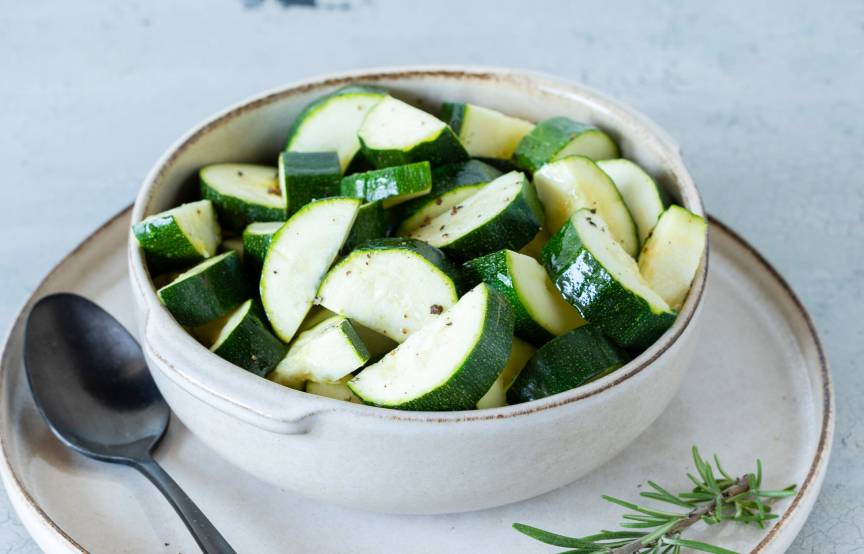 Zucchini garen
