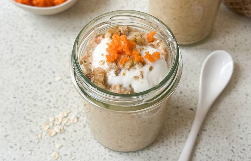 Carrot Cake Overnight Oats