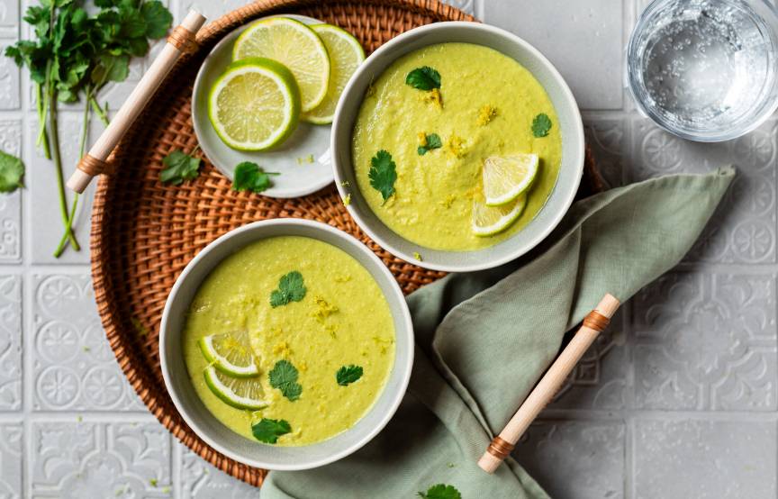 15-Minuten-Erbsensuppe "Asia"