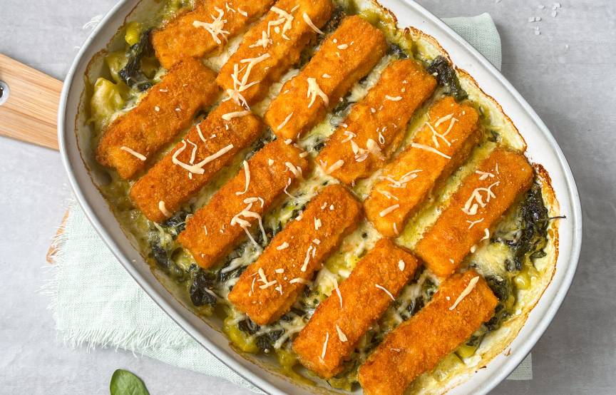 Fischstäbchen-Auflauf