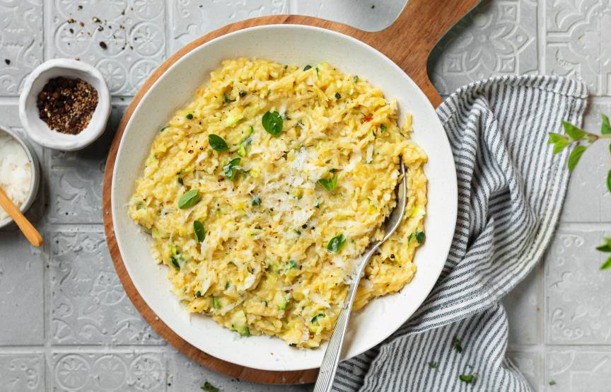 Zucchini-Orzotto