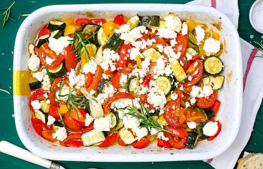 Ofengemüse mit Feta
