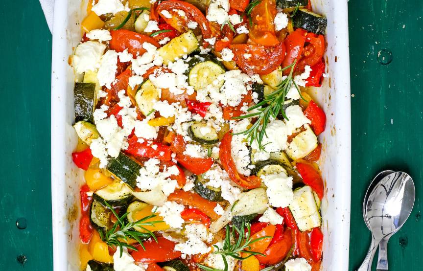 Ofengemüse mit Feta