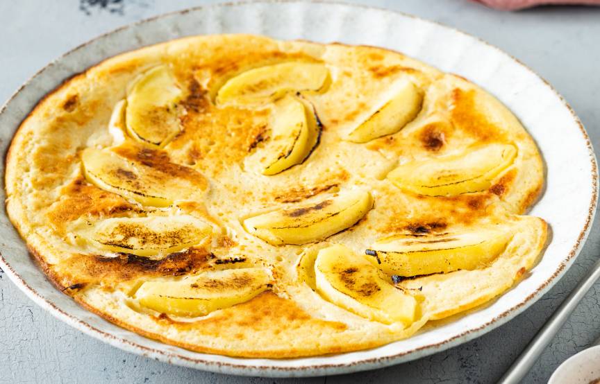 Klassische Apfelpfannkuchen