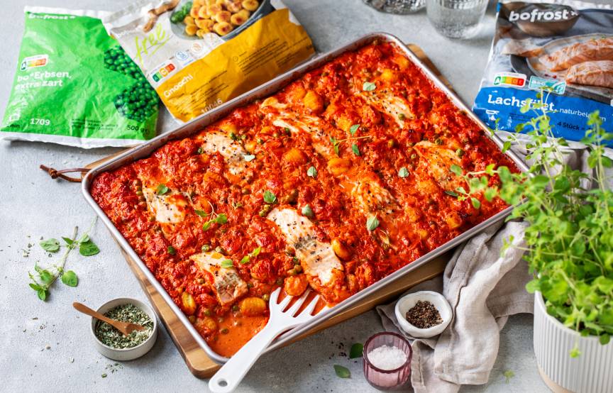 Stressfreier Ofenlachs XXL für deine Gäste