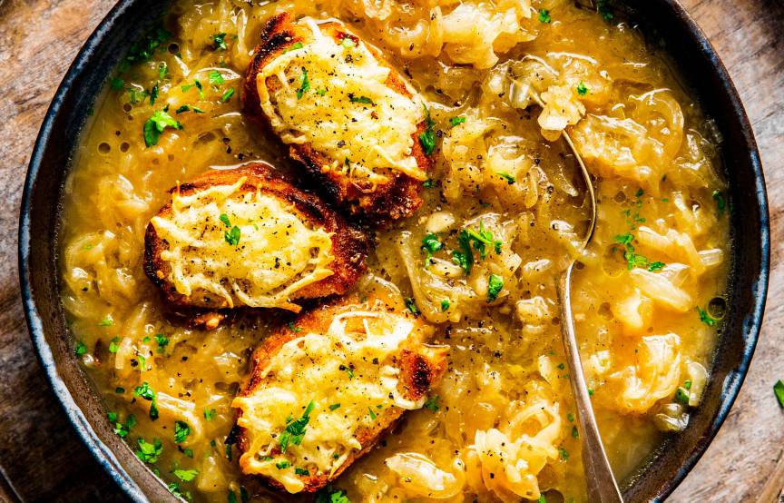 Französische Zwiebelsuppe
