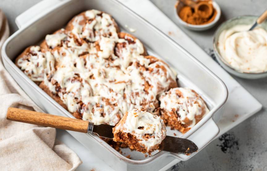 Gesunde Dinkel-Zimtschnecken