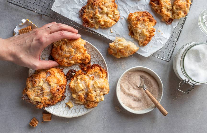 Apfelballen mit Karamell