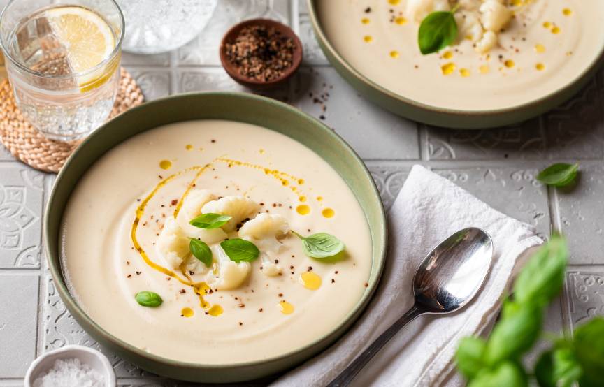 Cremige Blumenkohlsuppe