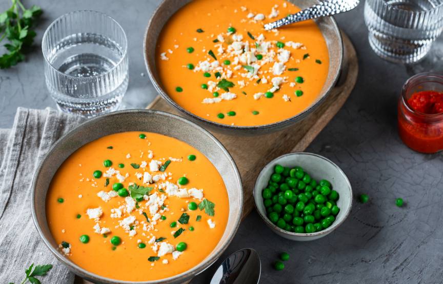 Röstgemüse-Suppe Djuvec Style