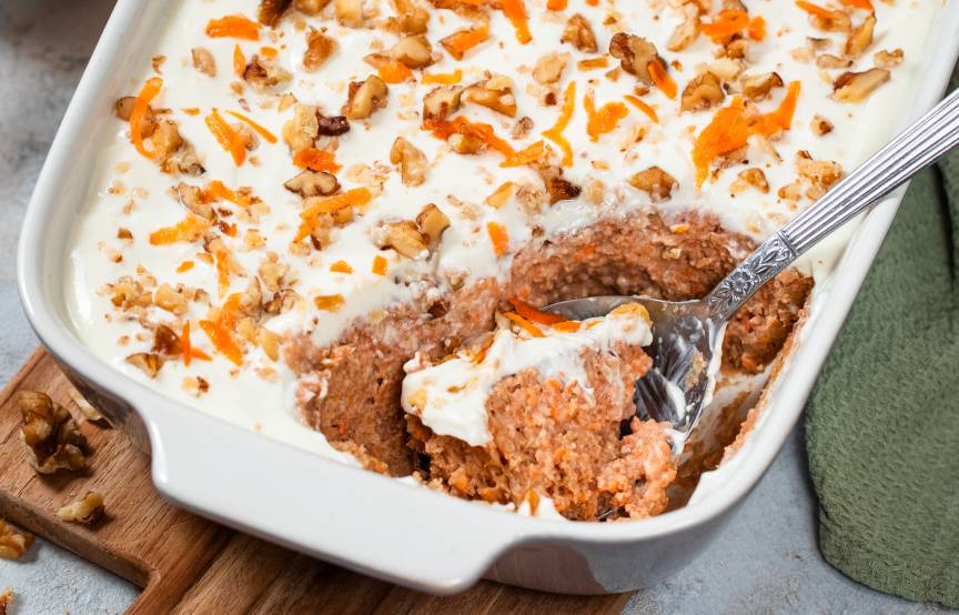 Carrot Cake Baked Oats