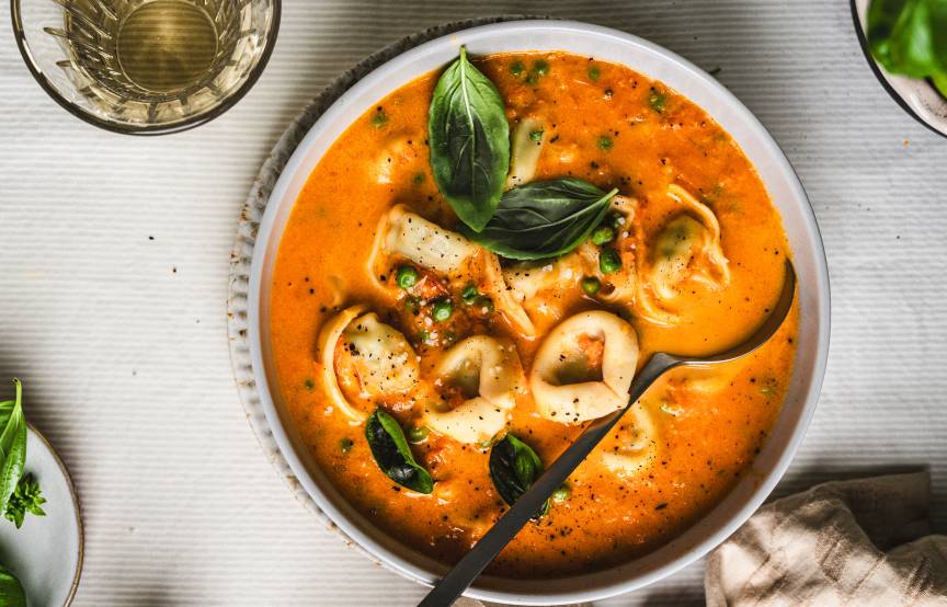 All-in-One-Tortellinisuppe in 15 Minuten