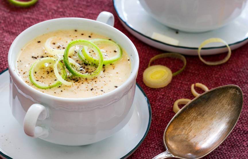 Käse Lauch Suppe