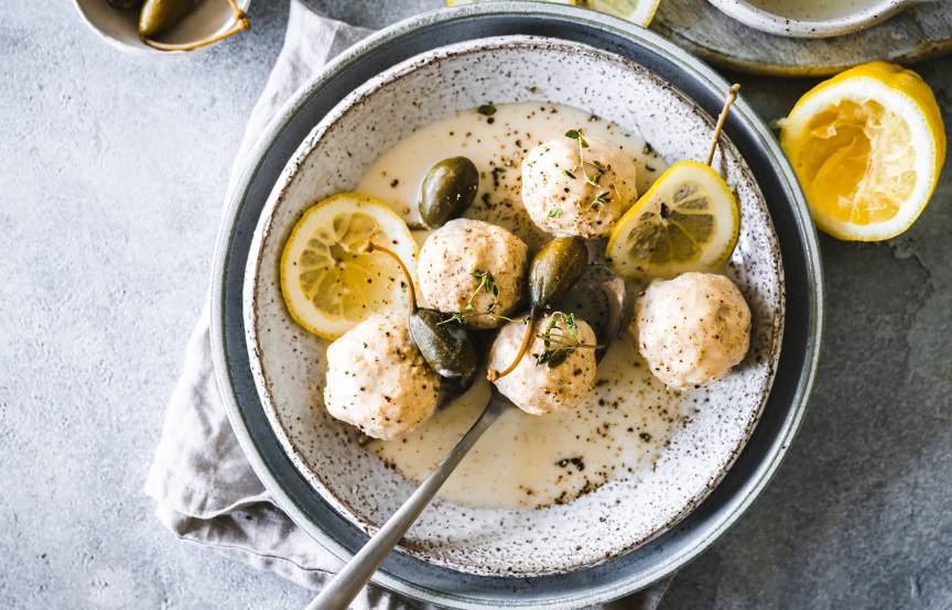 Königsberger Klopse aus dem Dampfgaraufsatz