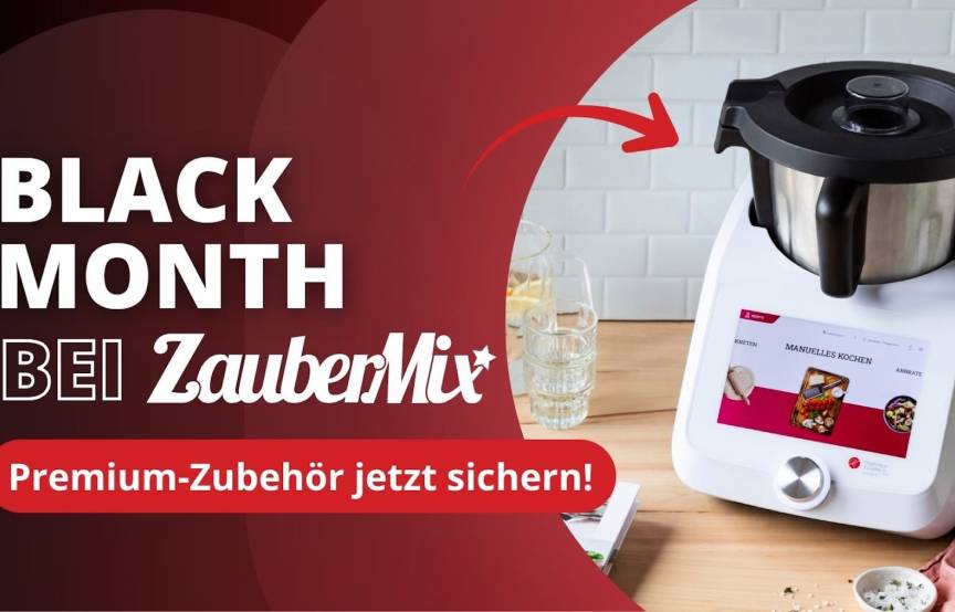 Black Month Mega Deals für Monsieur Cuisine Schriftzug