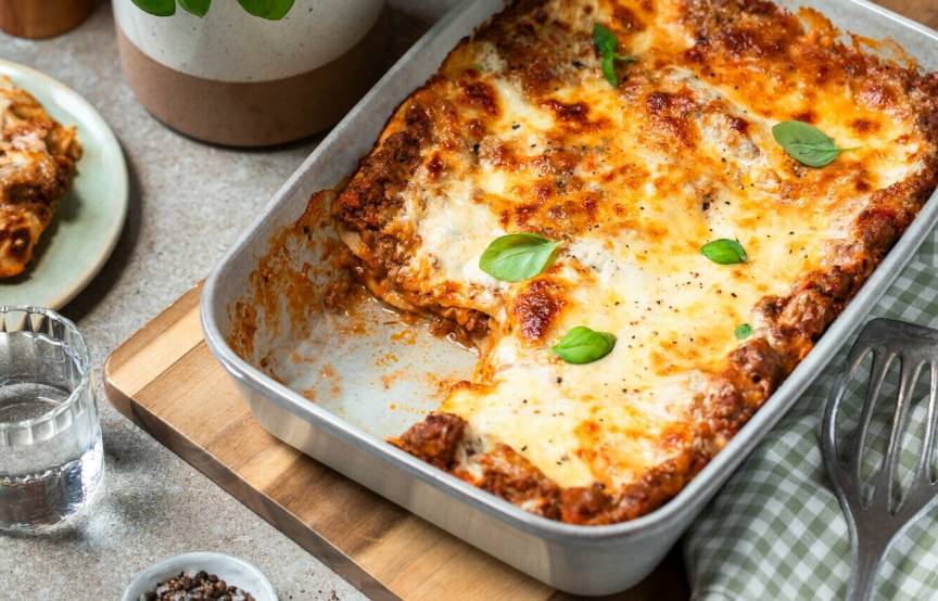 Klassische Lasagne bolognese