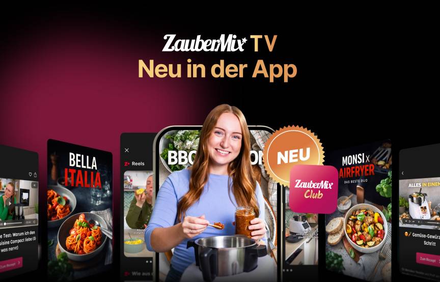 ZauberMix TV Werbebanner mit Screenshots