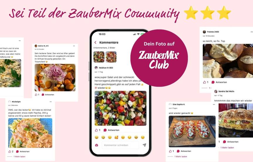 Screenshots Rezeptfotos ZauberMix