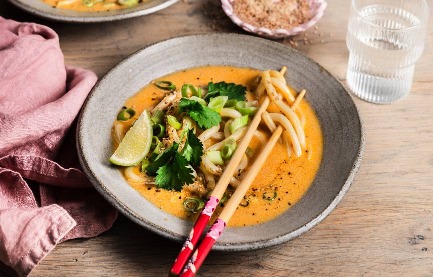 Einfacher Asia-Ramen-Nudeltopf