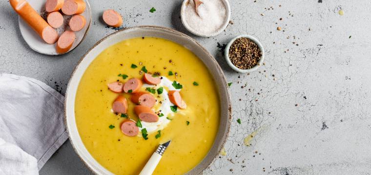Kartoffelsuppe mit Wiener