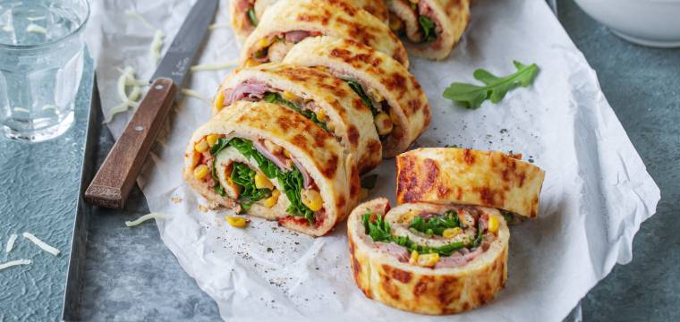 Low-Carb-Pizzarolle Low-Carb-Pizzarolle
