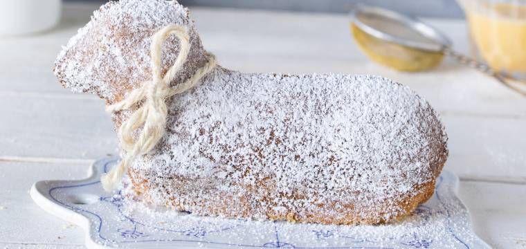 Osterlamm mit Eierlikör Osterlamm mit Eierlikör