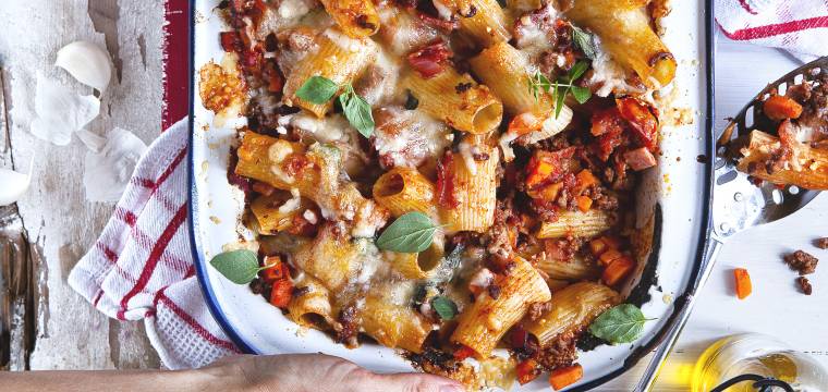 Bolognese-Auflauf