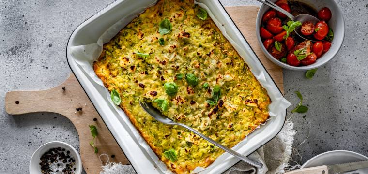 Kartoffel-Spargel-Rösti vom Blech